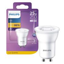Kit 4 lampadas mini dicroicas led gu10 3,5w philips