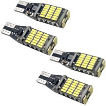 Kit 4 Lâmpadas T15 Led Canbus W16w Iluminação Branca Pingão