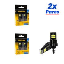 Kit 4 Lâmpadas Tarponn LED 7040 T20 Canbus Premium 1 Polo 12v 6000k