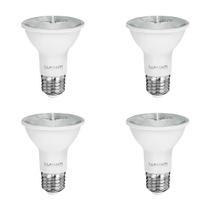 Kit 4 LâmpadasLed Par20 E27, 6,5w De 3000k quente Lumanti