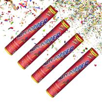 Kit 4 Lança Confete Festa Varias Cores Réveillon Carnaval Kit 4 Lança Confete Festa Varias Cores Réveillon Carnaval