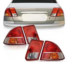 Kit 4 lanterna honda civic 2003 2004 2005 2006 novo Kit 4 lanterna honda civic 2003 2004 2005 2006 novo