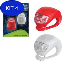 Kit 4 Lanterna Prendedor para Bicicleta 02 Unidades de