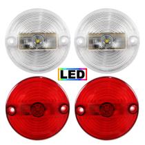 KIT 4 Lanterna Vigia Ônibus 70mm LED BIVOLT KIT 4 Lanterna Vigia Ônibus 70mm LED BIVOLT