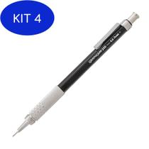 Kit 4 Lapiseira 0.5Mm Pentel Graphgear 500 Pg525-A Preta