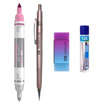Kit 4 Lapiseira BOHO 0.7m RSC +Borracha +Grafite + Lumini Ex Kit 4 Lapiseira BOHO 0.7m RSC +Borracha +Grafite + Lumini Ex
