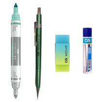 Kit 4 Lapiseira BOHO 0.7m VD +Borracha +Grafite + Lumini Ex Kit 4 Lapiseira BOHO 0.7m VD +Borracha +Grafite + Lumini Ex