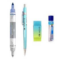 Kit 4 Lapiseira BOHO 0.7mm AZ +Borracha +Grafite + Lumini Ex Kit 4 Lapiseira BOHO 0.7mm AZ +Borracha +Grafite + Lumini Ex