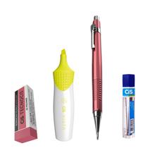 Kit 4 Lapiseira BOHO VM 0.7mm +Borracha +Grafite + Vista Am