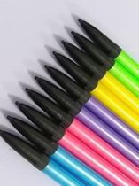 Kit 4 lapiseiras 0.7mm neon com borracha escolar