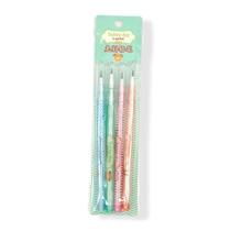 Kit 4 Lapiseiras Troca Ponta 2.0 Sunny Day Fofa Lantu - Papelaria Criativa