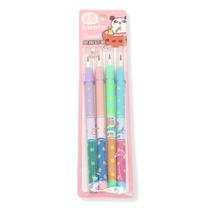 Kit 4 Lapiseiras Troca Ponta Sweet Bolinhas - Lantu