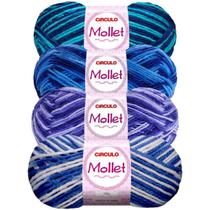 Kit 4 Lãs Mollet 100g