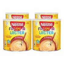 Kit 4 Latas Farinha Láctea Original Nestlé 360g
