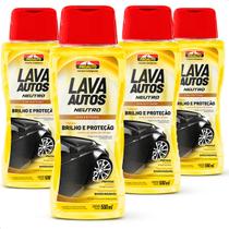 Kit 4 Lava Autos Neutro Concentrado Classic Proauto 500ml