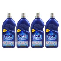 Kit 4 Lava Roupas Líquido Repelente Pelos Plush Sanol 1,5L