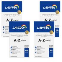 KIT 4 Lavitan A-Z Original com 4X60 Comprimidos