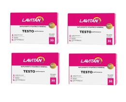 Kit 4 Lavitan Testo Feminino Com 30Caps - Cimed - Cimed Ind De Med Ltda