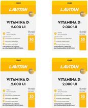 Kit 4 Lavitan Vitamina D 2.000Ui - 30 Cpr - Cimed Kit 4 Lavitan Vitamina D 2.000Ui - 30 Cpr - Cimed