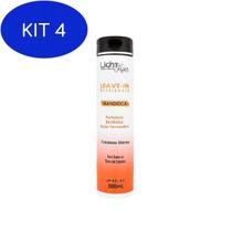 Kit 4 Leave-In Defrizante Mandioca 300 Ml