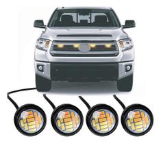 Kit 4 Led Luz Grade Universal F250 Ranger Hilux S10 L200 Ram Kit 4 Led Luz Grade Universal F250 Ranger Hilux S10 L200 Ram