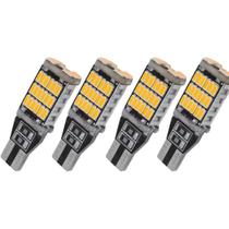 Kit 4 Leds T15 Ambar (laranja) P Setas Com Cambus Canceller