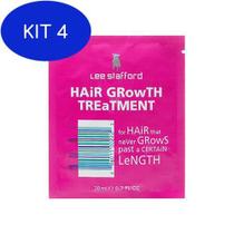 Kit 4 Lee Stafford Hair Growth - Máscara Capilar Sachê 20Ml