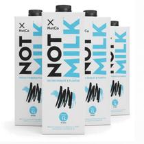 Kit 4 Leite Vegetal NOT MILK Semi Desnatado Vegano 1L