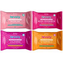 Kit 4 Lenço Demaquilante Lovely - Face Beautiful