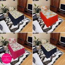 Kit 4 Lençol Colcha Solteiro Malha Babado Estampas Sortidas Kit 4 Lençol Colcha Solteiro Malha Babado Estampas Sortidas