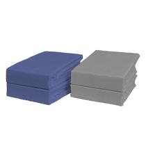 Kit 4 Lençol Elástico Cama Box Casal Toque Macio