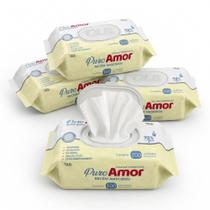 Kit 4 Lenços Umedecidos Puro Amor Rn C/100 Cada Flip Top Kit 4 Lenços Umedecidos Puro Amor Rn C/100 Cada Flip Top