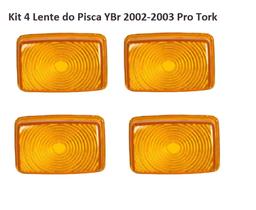 Kit 4 Lente do Pisca/ Seta/ Sinaleira YBR / XTZ 2002-2003 Pro Tork