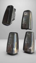 Kit 4 Lentes Pisca Moto Fume Clara