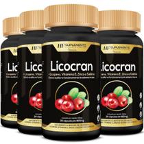 Kit 4 Licocran + Vit E Zinco Selenio 30Caps 820Mg Hf