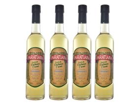 Kit 4 Licor de Cachaça Creme Umburana Paratiense 500 ml Creme Sabores Original Garrafa Nacional Tradicional Sobremesas
