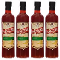 Kit 4 Licores Banana Paratiense 500 ml Barato Casamento Creme Sabores Fino Tradicional Coquetéis Exóticos Sobremesa Kit 4 Licores Banana Paratiense 500 ml Barato Casamento Creme Sabores Fino Tradicional Coquetéis Exóticos Sobremesa