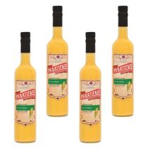 Kit 4 Licores de Milho Paratiense 500 ml Coquetéis Exótimos Cachaça Lembrancinha Presente Presenteável