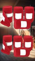 Kit 4 Ligas de Descanso para Equinos Tecido Fleece Kit 4 Ligas de Descanso para Equinos Tecido Fleece