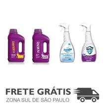 Kit 4 Limpa Bordas, Floculante, Protect Clor, Redutor ph Dom Kit 4 Limpa Bordas, Floculante, Protect Clor, Redutor ph Dom