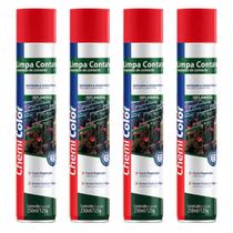 Kit 4 Limpa Contato Chemicolor 250ml/125g Kit 4 Limpa Contato Chemicolor 250ml/125g
