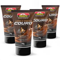 Kit 4 Limpa Couro Automotivo Proauto Hidrata e Revitaliza 150g