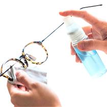 Kit 4 Limpa Lente armação Óculos tela celular tv câmera De Grau E Sol + 4 Flanela Mágica líquido espirrar limpeza spray paninho antiembaçante borrifar