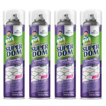 Kit 4 Limpa Pó Ar Comprimido Domline 300Ml Teclados Pc