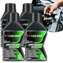 Kit 4 Limpa Radiadores Orgânico Premium Arrefecimento Koube 450ml
