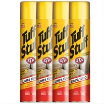 Kit 4 Limpa Tudo STP Tuff Stuff ST-0191BR - 300ml - Espuma Mágica para Limpeza de Estofados, Carpetes, Vinil, Tecidos