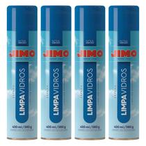 Kit 4 Limpa Vidro Jimo Spray Espuma Limpeza Perfeita Kit 4 Limpa Vidro Jimo Spray Espuma Limpeza Perfeita