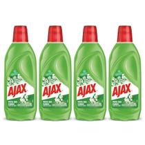 Kit 4 Limpador Ajax Festa Das Flores - Flores Do Campo 500ml Kit 4 Limpador Ajax Festa Das Flores - Flores Do Campo 500ml