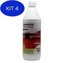 Kit 4 Limpador Concentrado 1 Litro