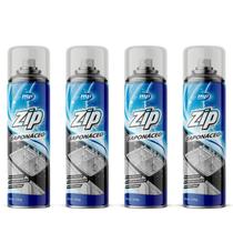 Kit 4 Limpador Desengordurante e Polidor Saponáceo Zip Em Frasco 300ml My Place